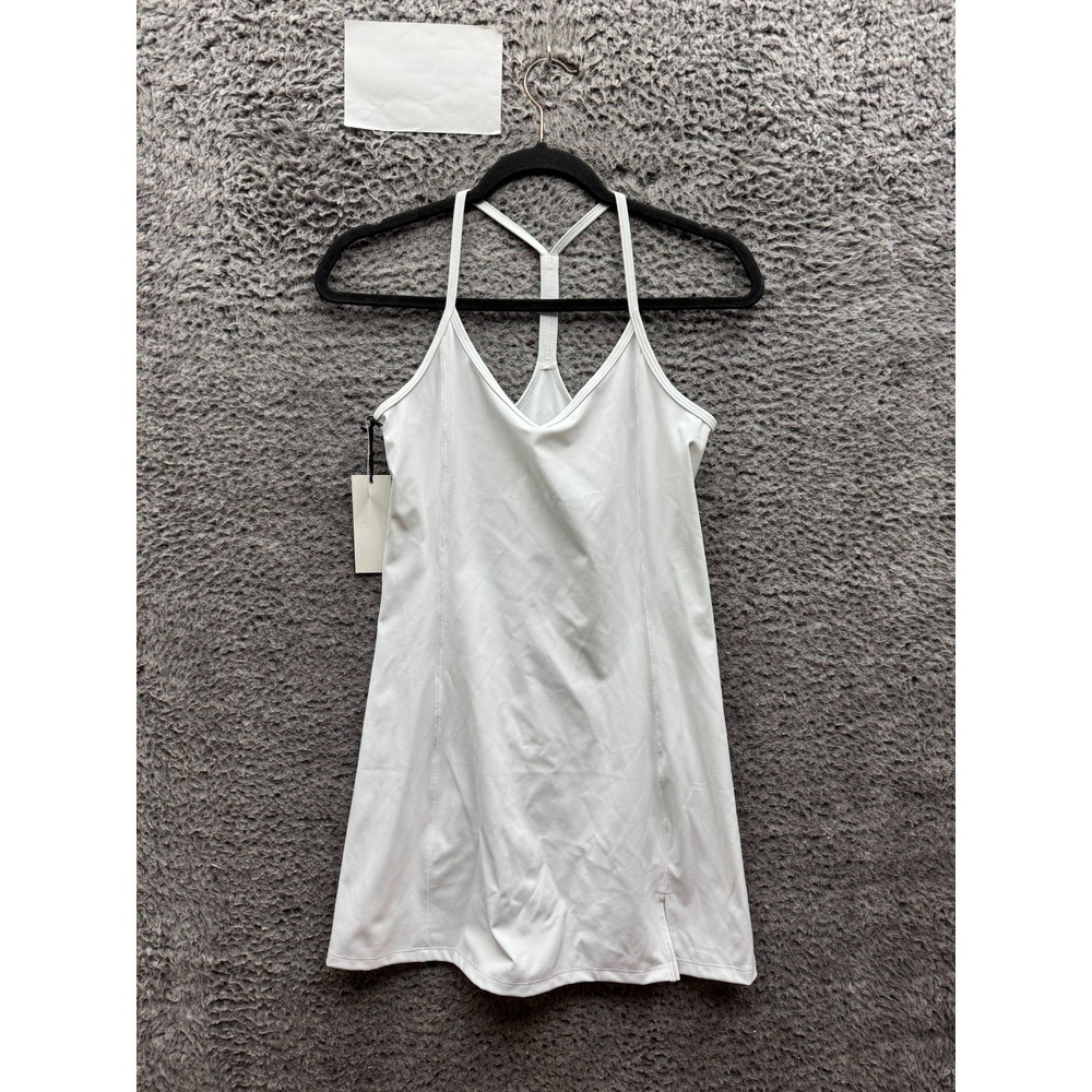 NWT Aritzia Golden Slick Court Racerback Tennis Mini Dress White Blanc Size S